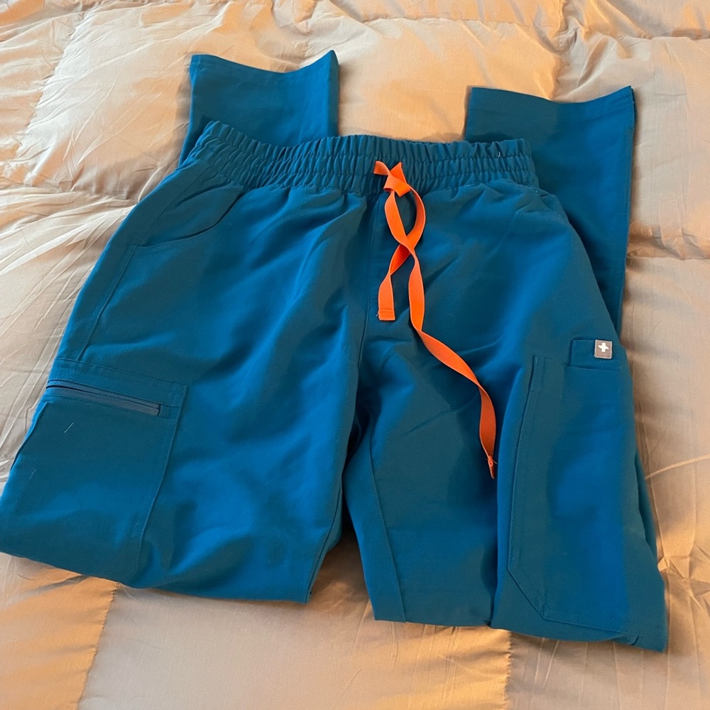 Extra Small Technical Collection Blue Figs Scrub … - image 1